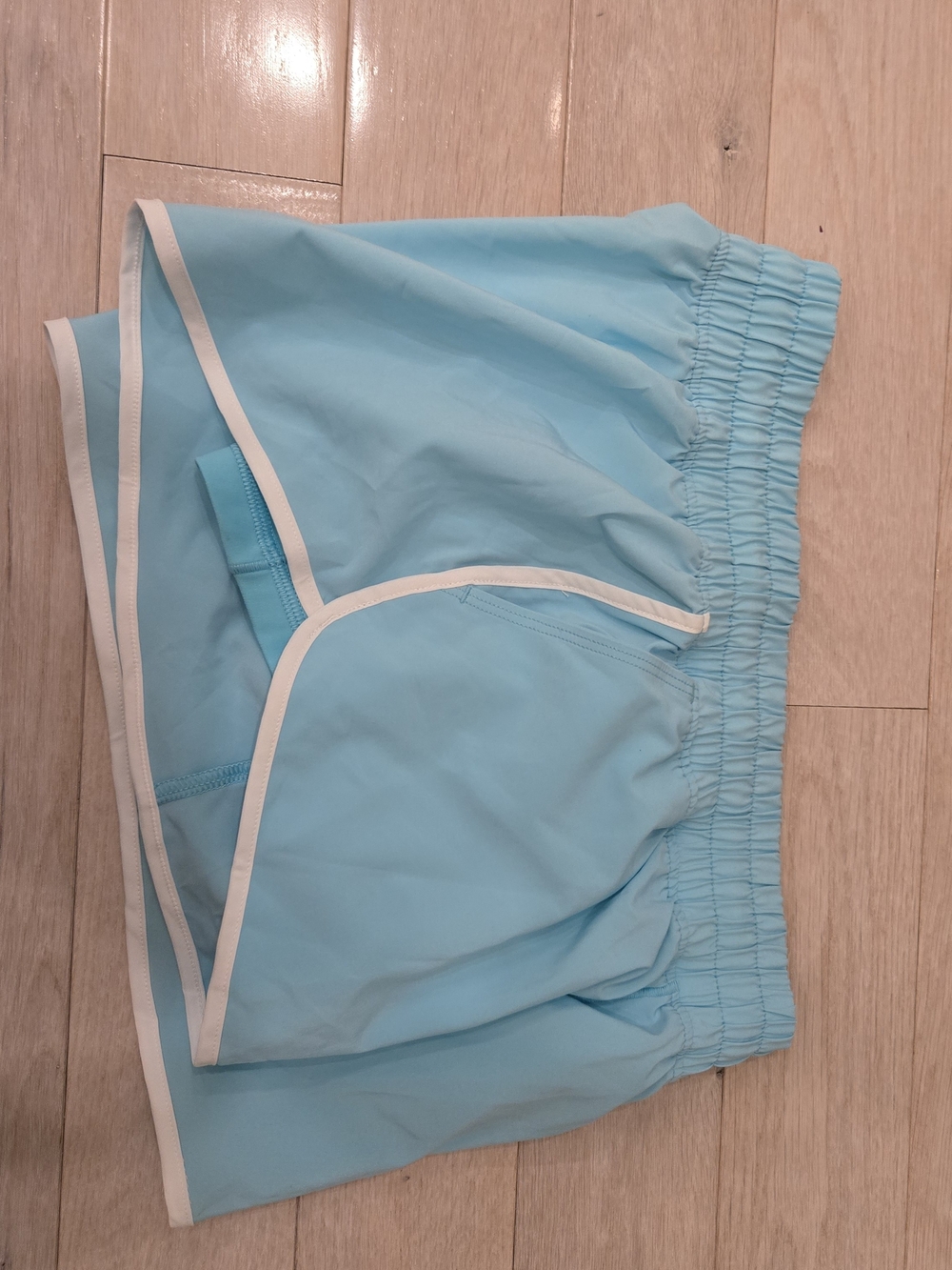 aerie Light Blue Athletic Shorts with White Trim ✨️ Make An Offer ✨️ - Picture 2 of 3
